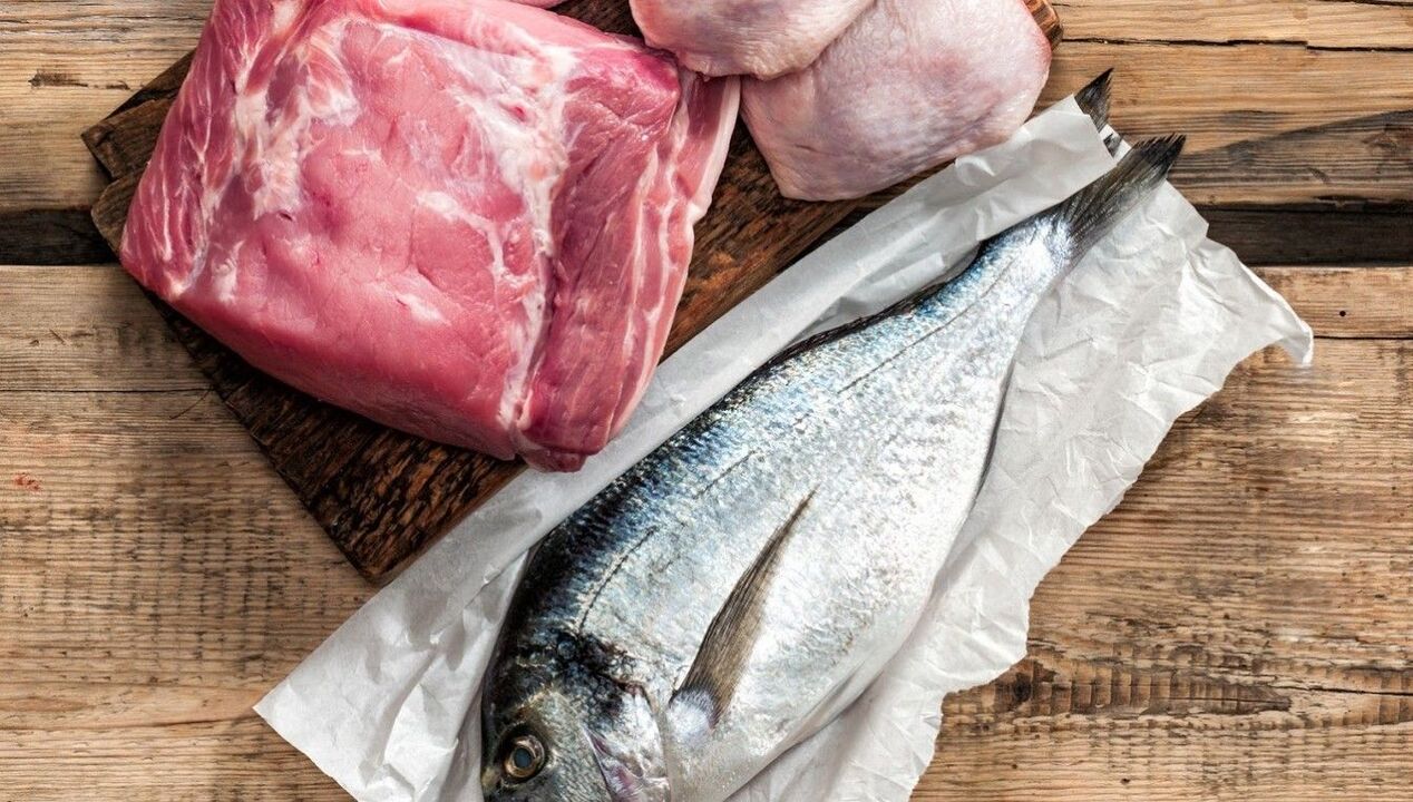 gaļa un zivis prostatīta ārstēšanai